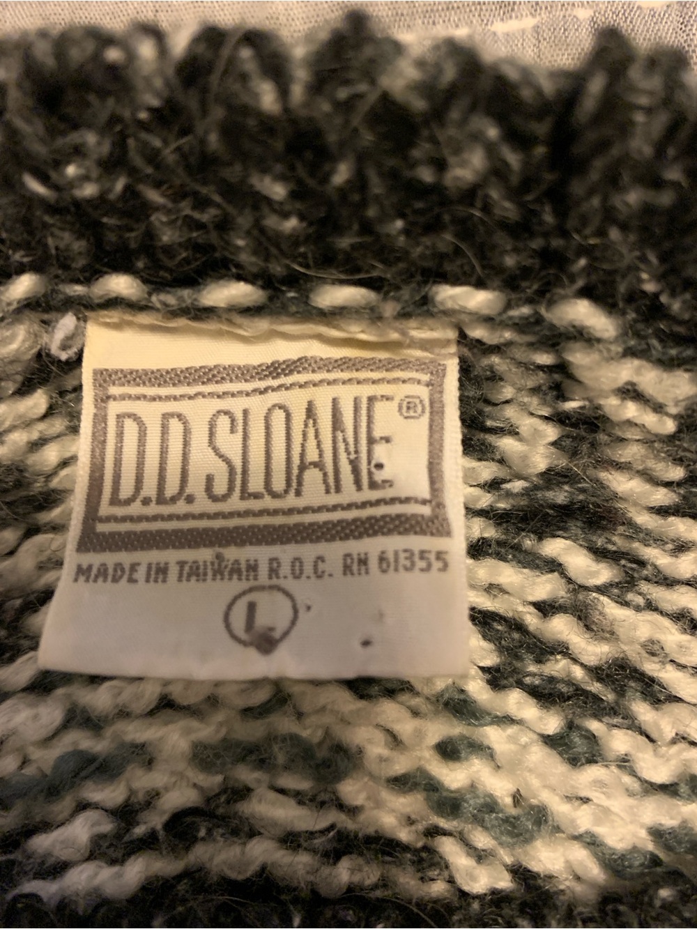 D.D. Sloane Women's Fair Isle Crewneck Sweater Size Large - Picture 4 of 5